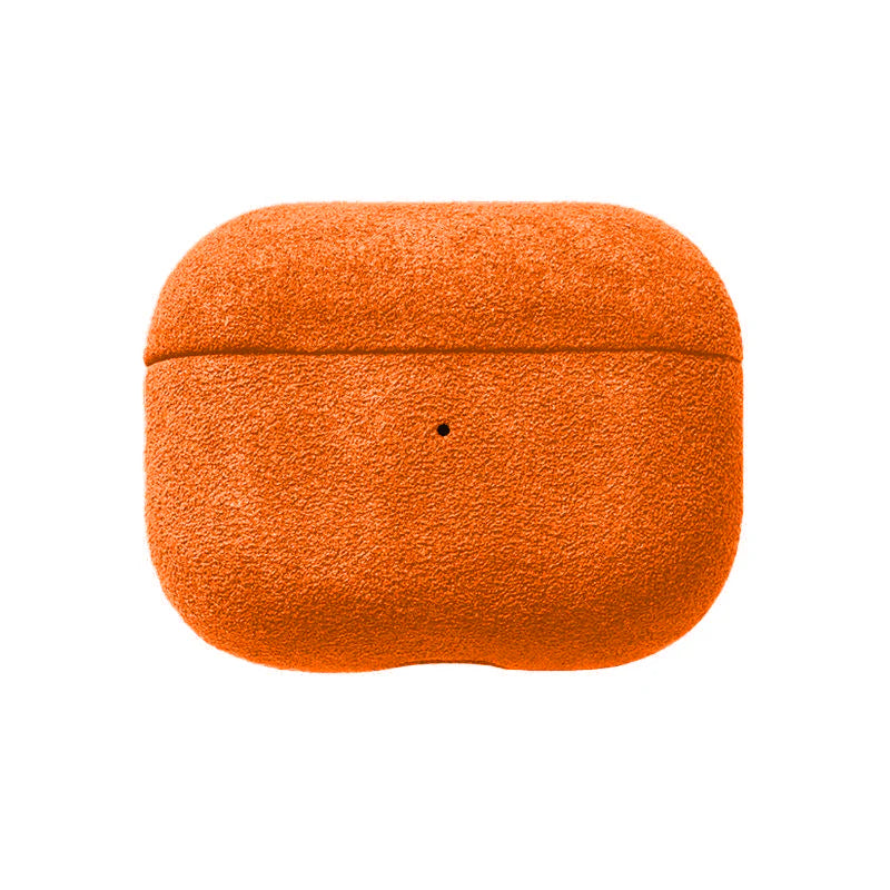 AirPods Pro (2e Generatie) Alcantara Hoesje - Orange