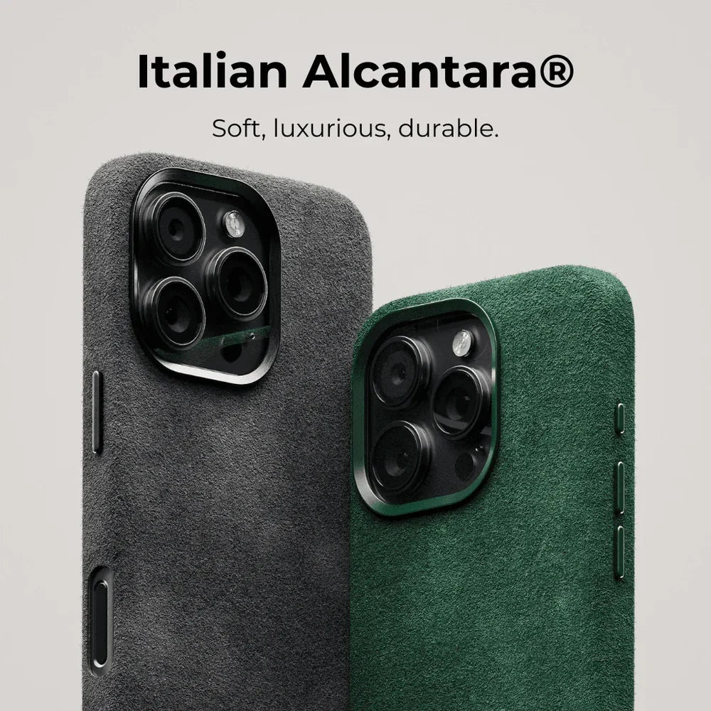 iPhone Alcantara Case - Space Grey