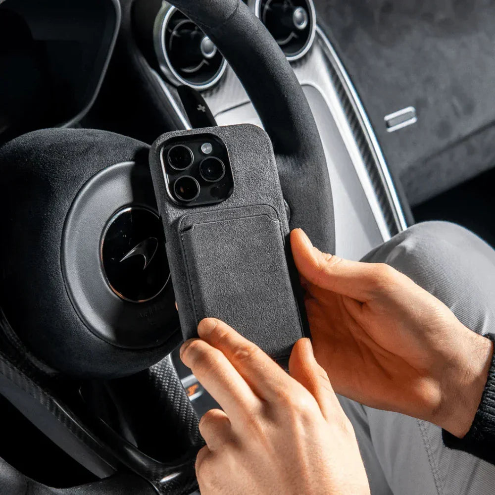 iPhone Alcantara Case - Space Grey