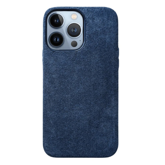 iPhone Alcantara Case - Ocean Blue