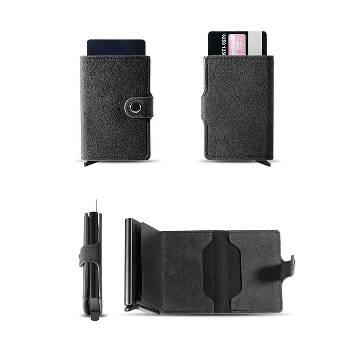 Alcantara Smart Wallet - Space Grey