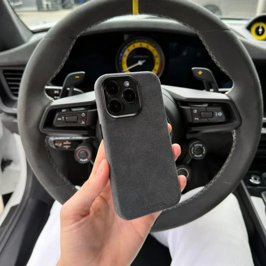 iPhone Alcantara Case - Space Grey