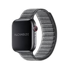 Alcantara Apple Watch Bandje - Space Grey - 42/44/45mm & Ultra (49mm)