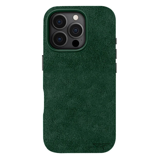 iPhone Alcantara Case - Midnight Green